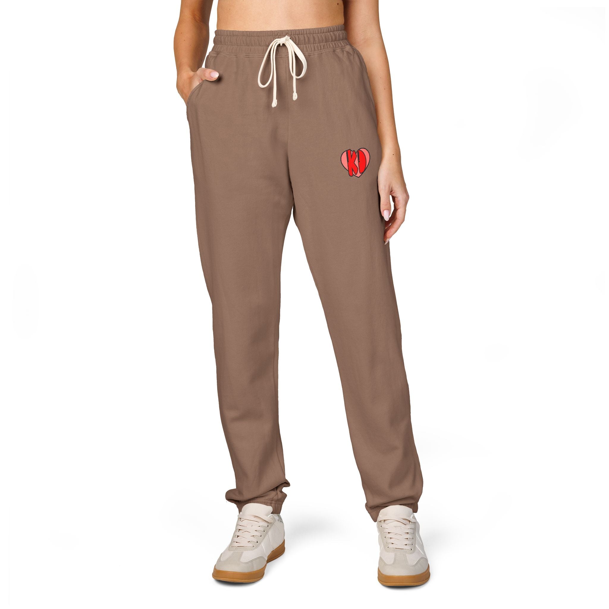 Heart Patch Sweatpants Kupid
