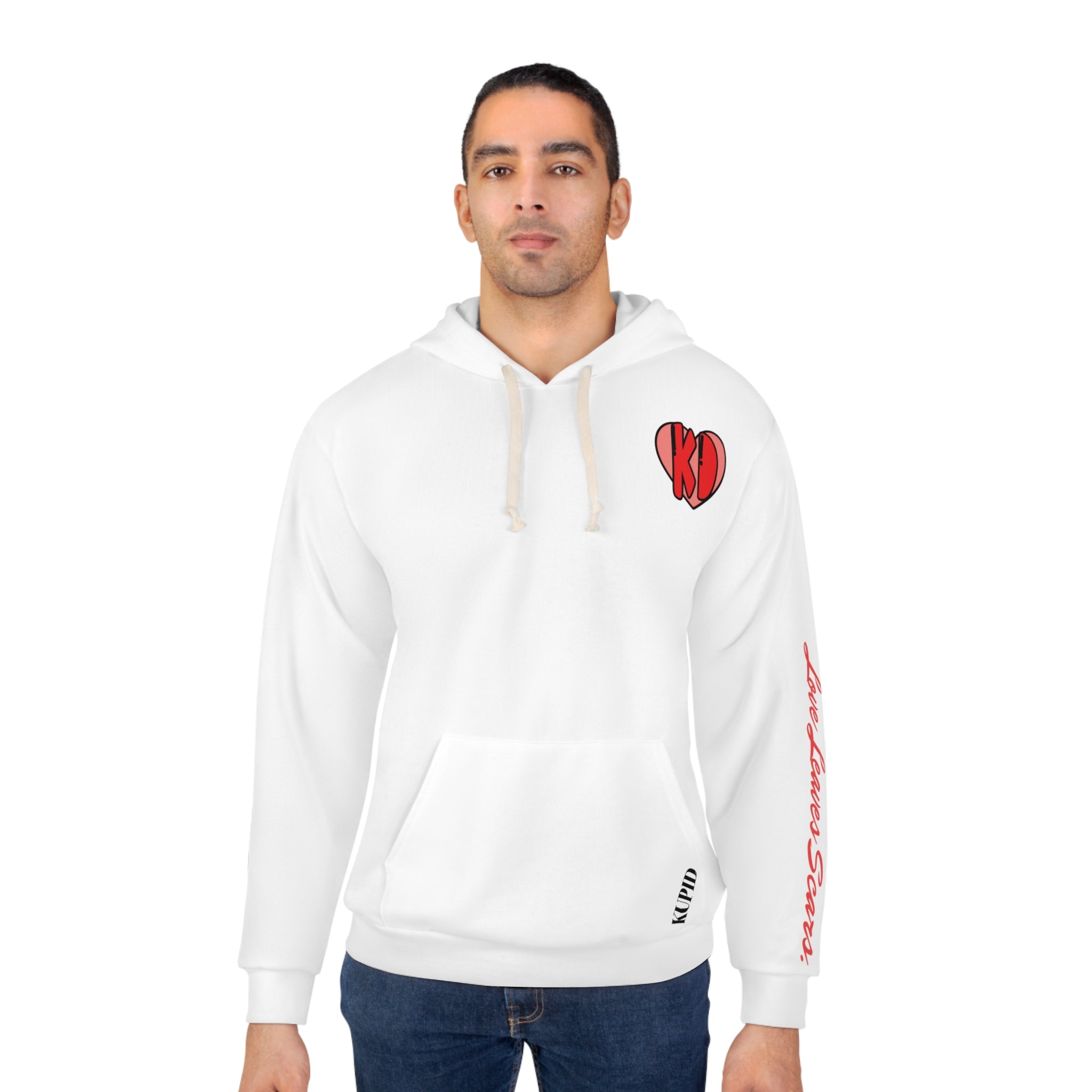 Kupid Heart Hoodie Love Leaves Scars.